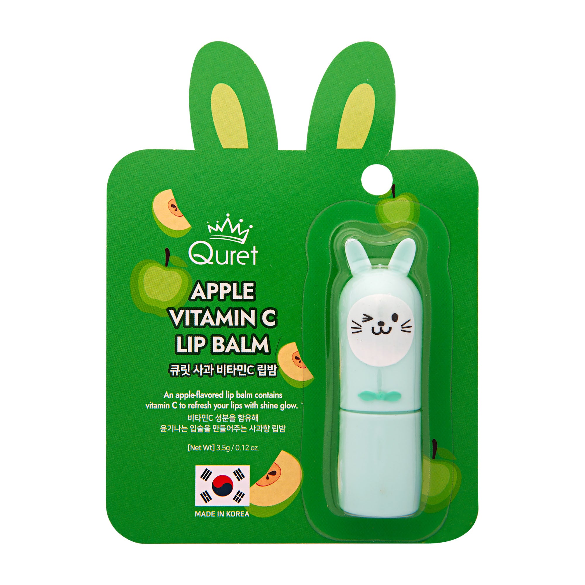 Quret Lip Balm Apple Vitamin C, 3.5 g Peppery Spot Quret Lip Balm Apple Vitamin C, 3.5 g Peppery Spot