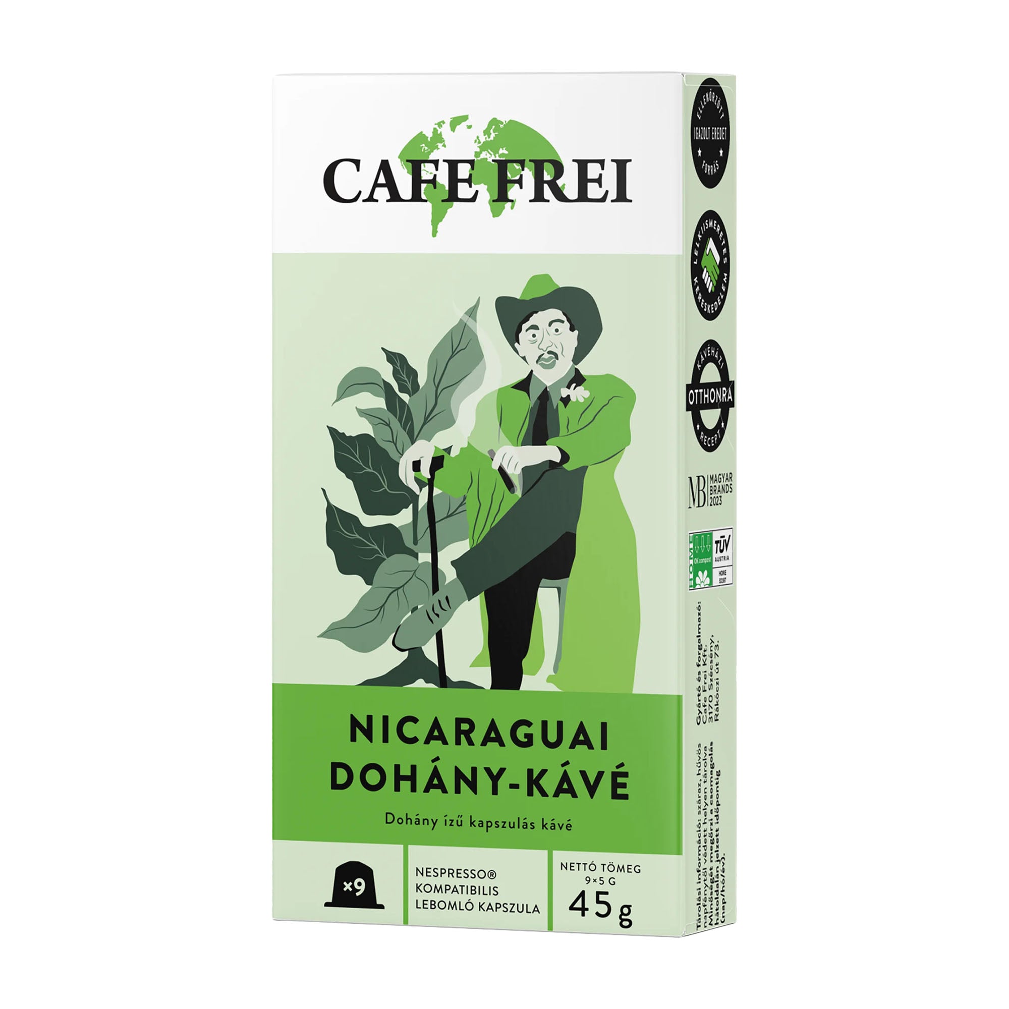 tobacco capsules Cafe Frei Coffee Capsules NICARAGUAN Tobacco, 9 Count – Peppery Spot