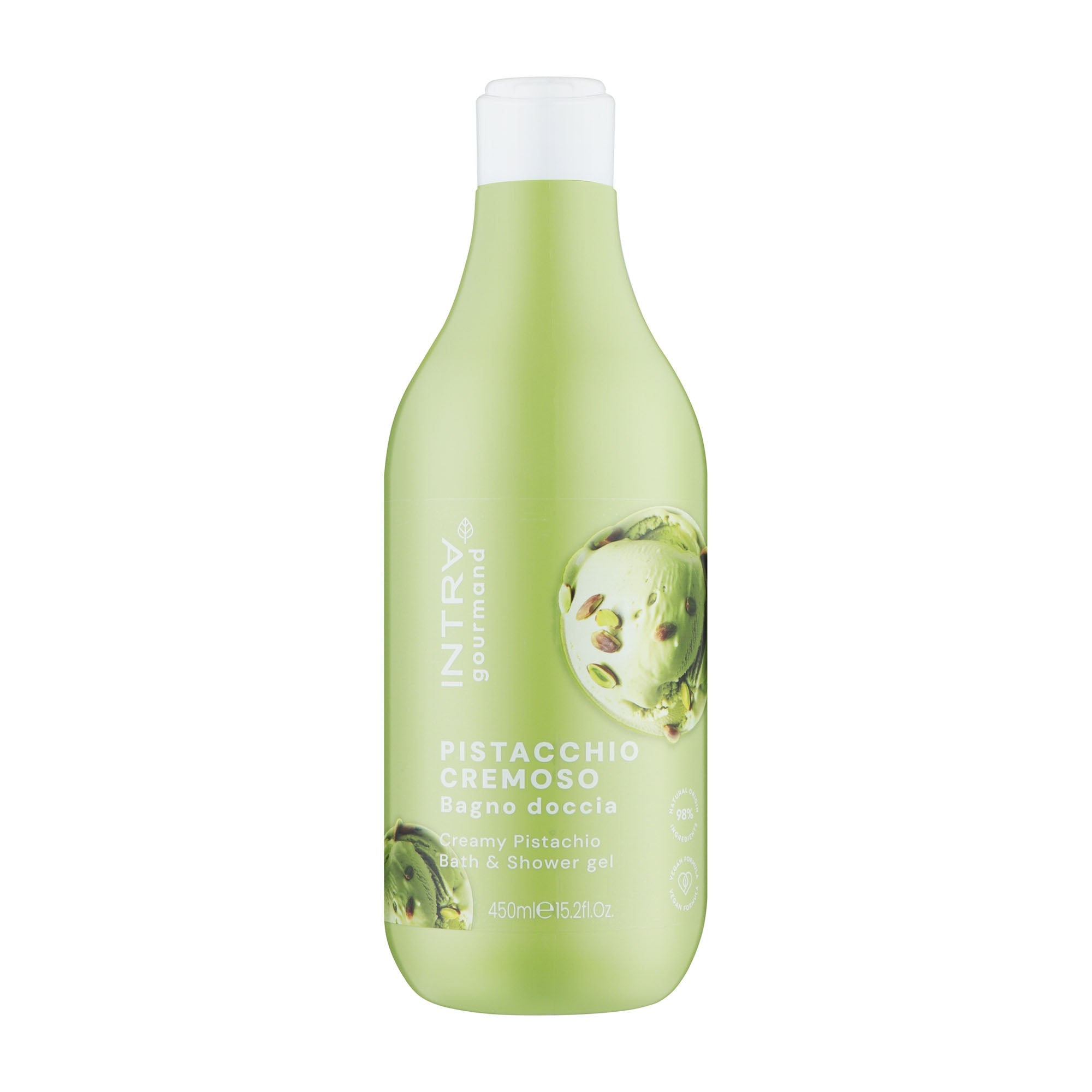 INTRA gourmand Bath & Shower Gel Creamy Pistachio, 450 mL