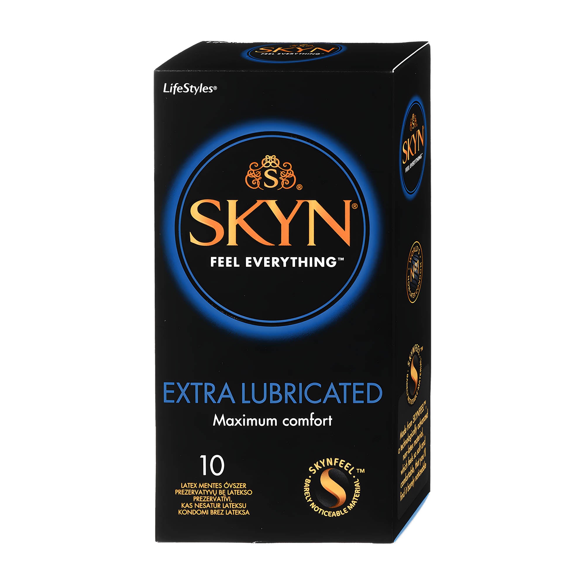 SKYN Extra Lubricated latex-free condoms, 10 Count Peppery Spot SKYN Extra Lubricated latex-free condoms, 10 Count Peppery Spot