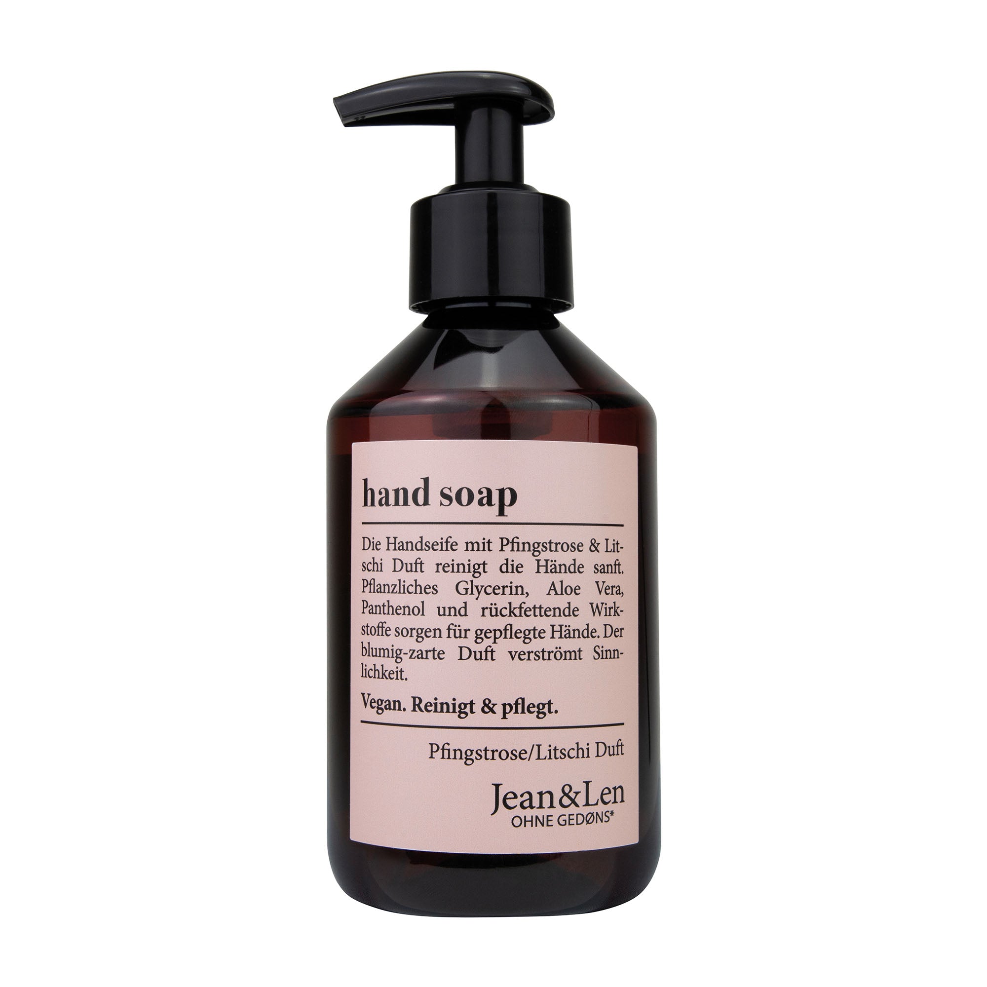 Jean&Len Peony & Lychee hand soap, 250 mL – Peppery Spot