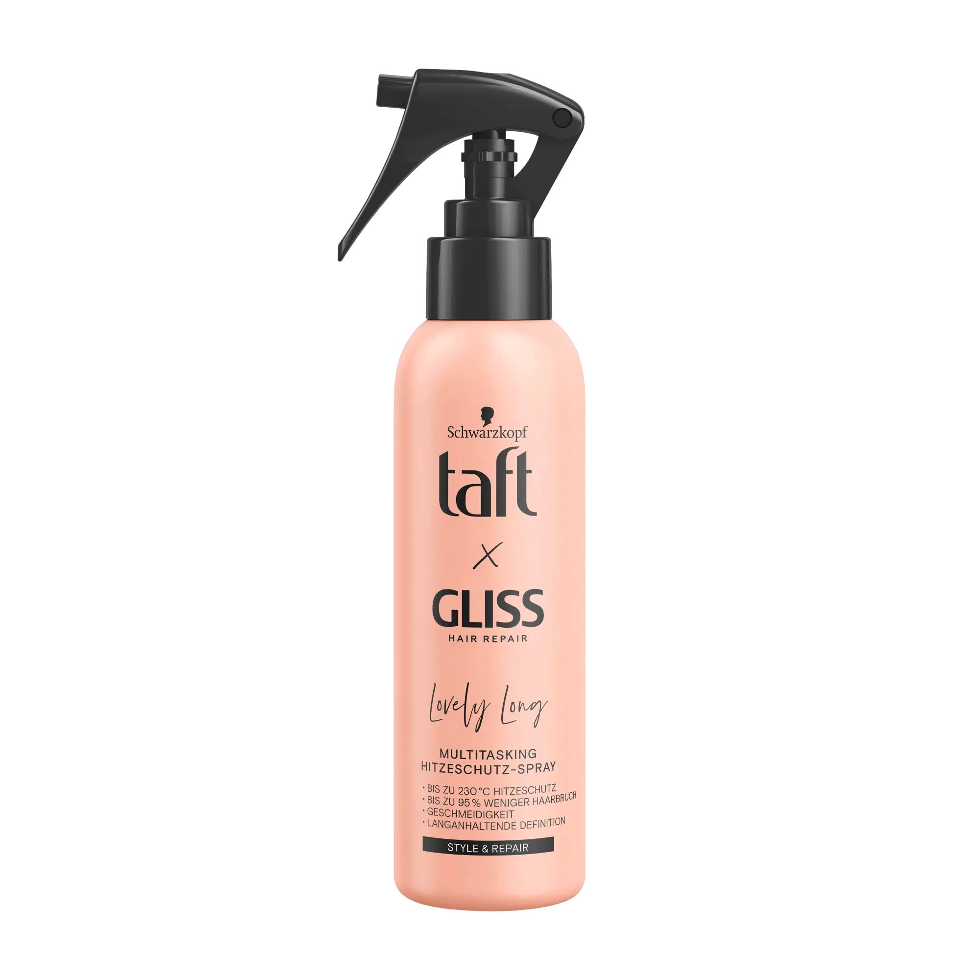 Schwarzkopf taft x Gliss Lovely Long Multitasking heat protect