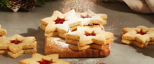 Vegan Linzer Stars