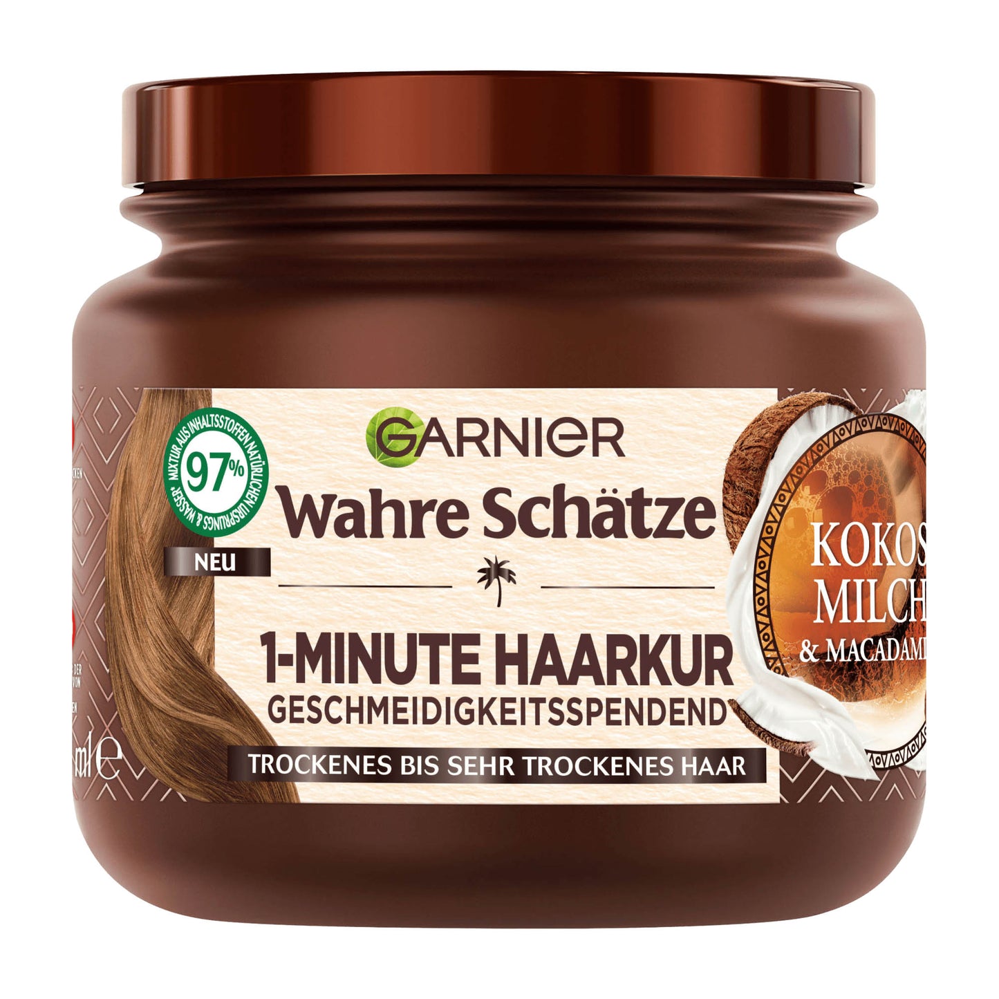 Garnier Wahre Schatze Coconut Milk & Macadamia 1 minute treatment, 340 mL