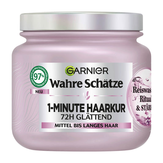 Garnier Wahre Schatze Rice Water Ritual & Strength 1 minute treatment, 340 mL