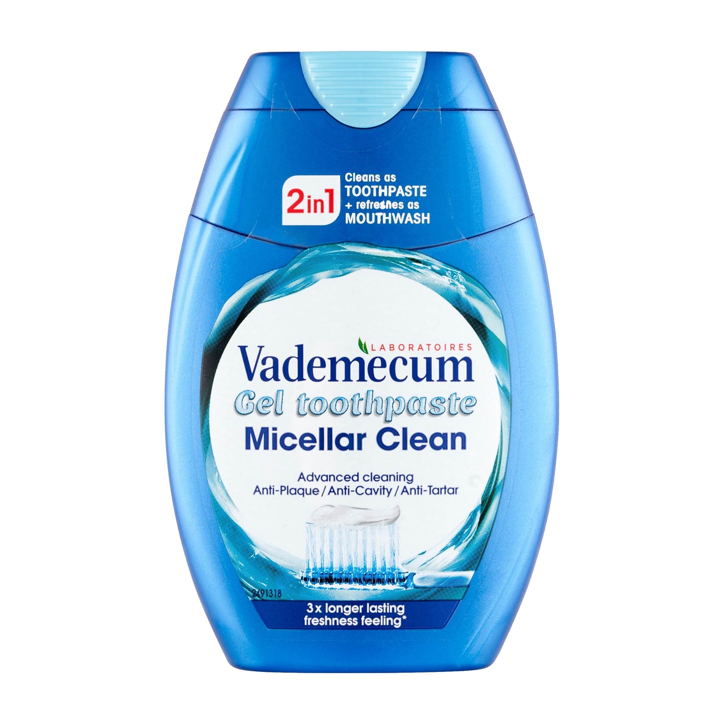 Vademecum 2in1 Micellar Clean toothpaste gel, 75 mL