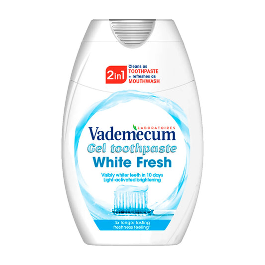 Vademecum 2in1 White Fresh toothpaste gel, 75 mL