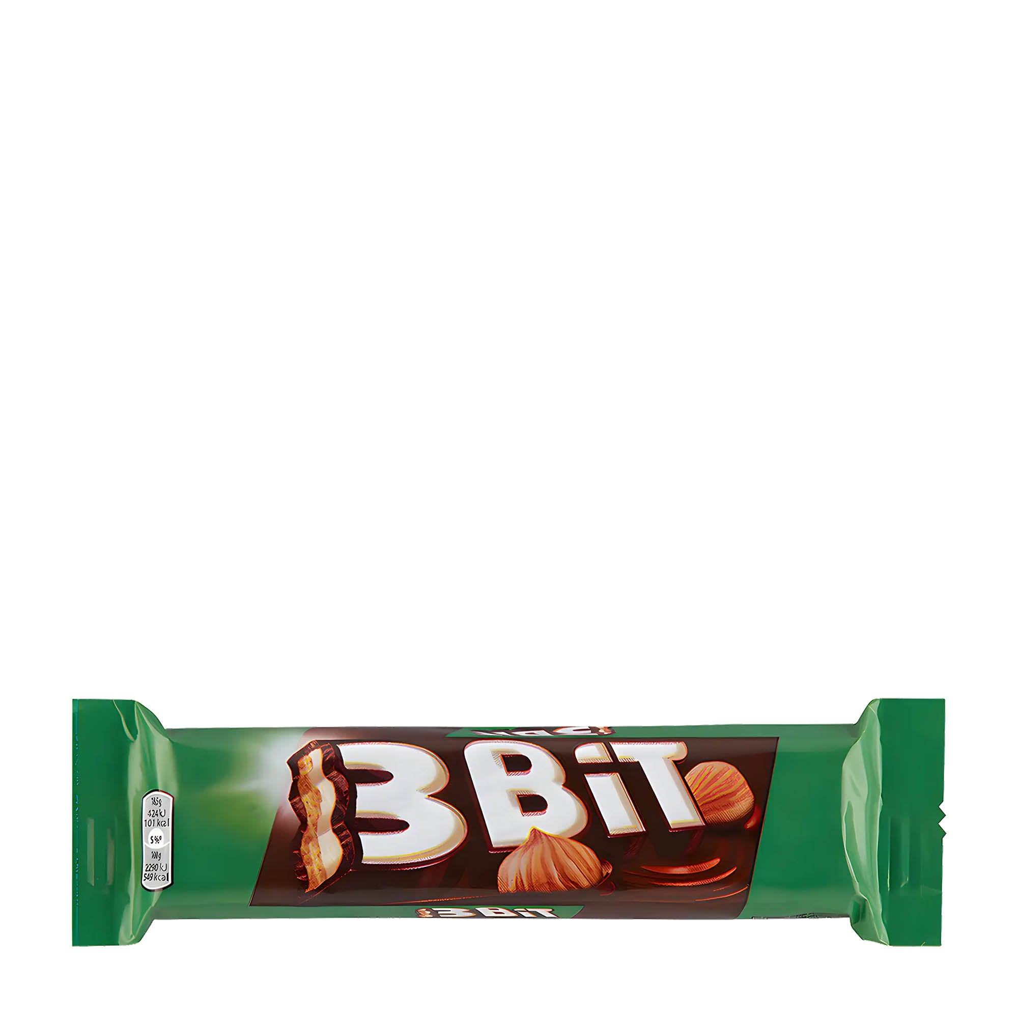 3Bit Biscuit Bar with Milk Chocolate & Hazelnut, 46 g – Peppery Spot