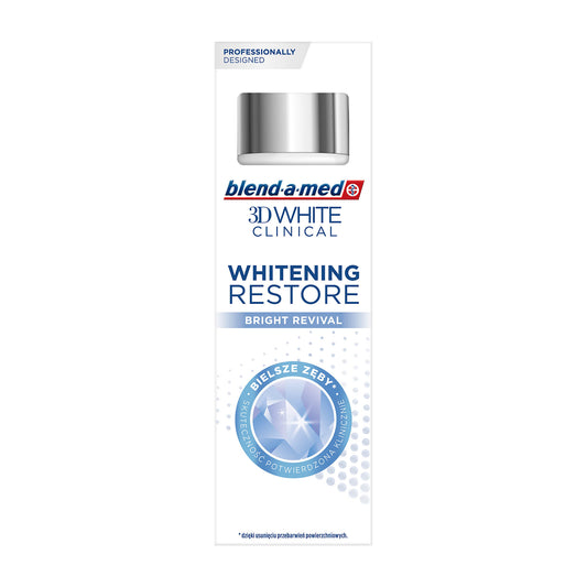 blend-a-med 3D White Clinical bright revival toothpaste, 75 mL