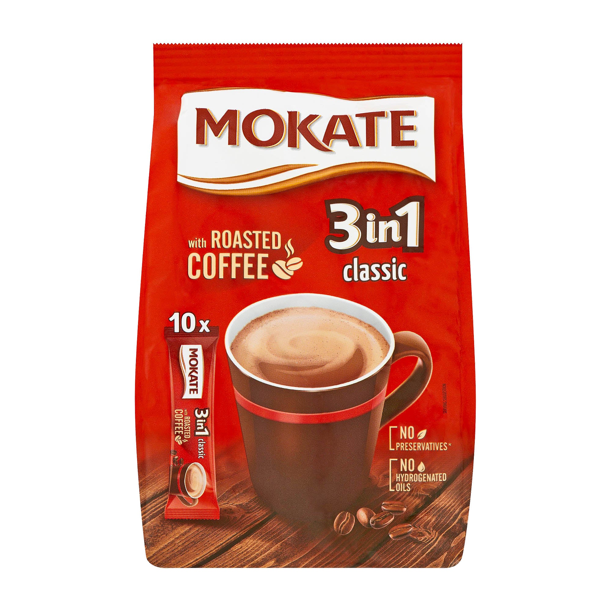 Mokate Café instantané classique 3 en 1, 10 unités