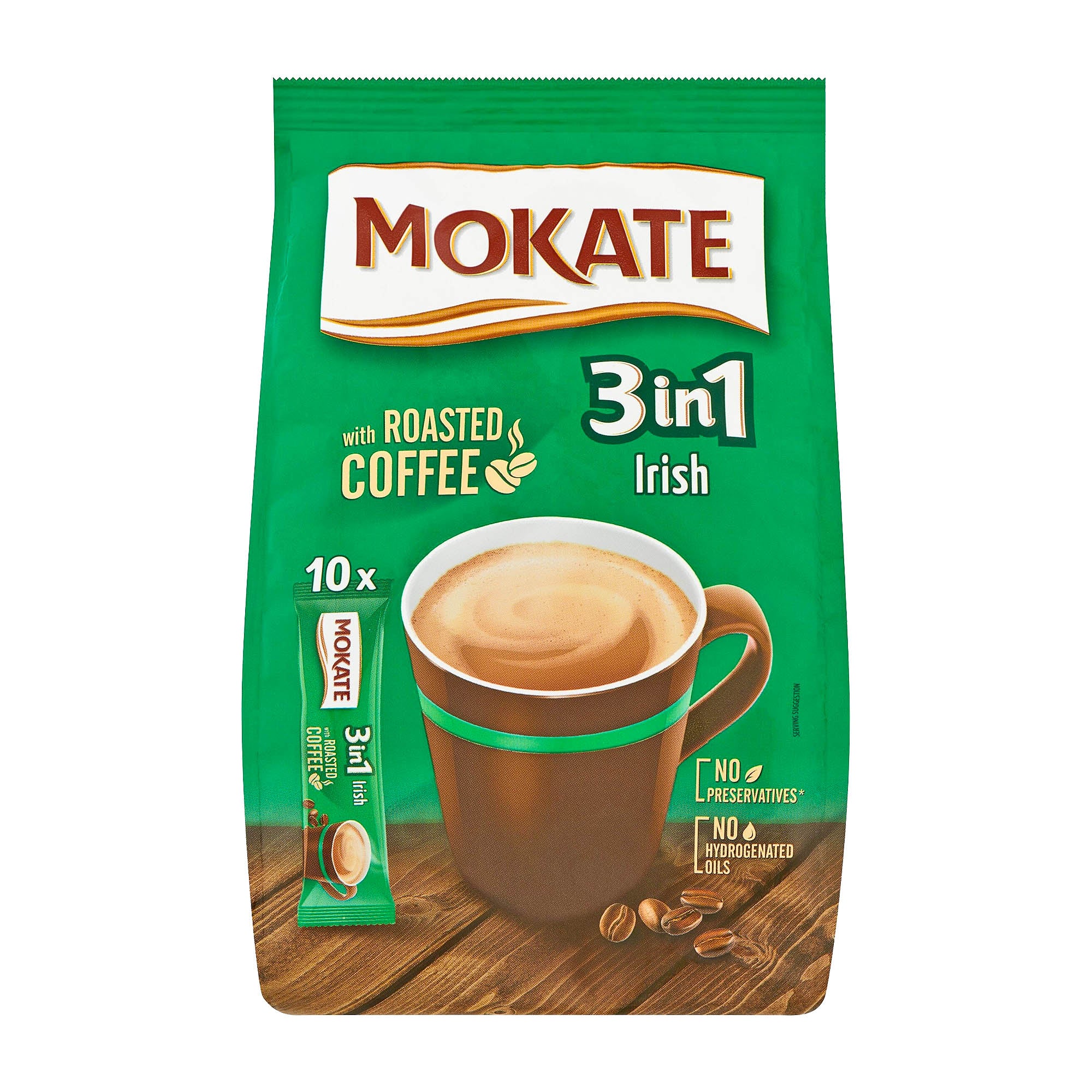 Mokate Café instantané Irish Cream 3 en 1, 10 unités