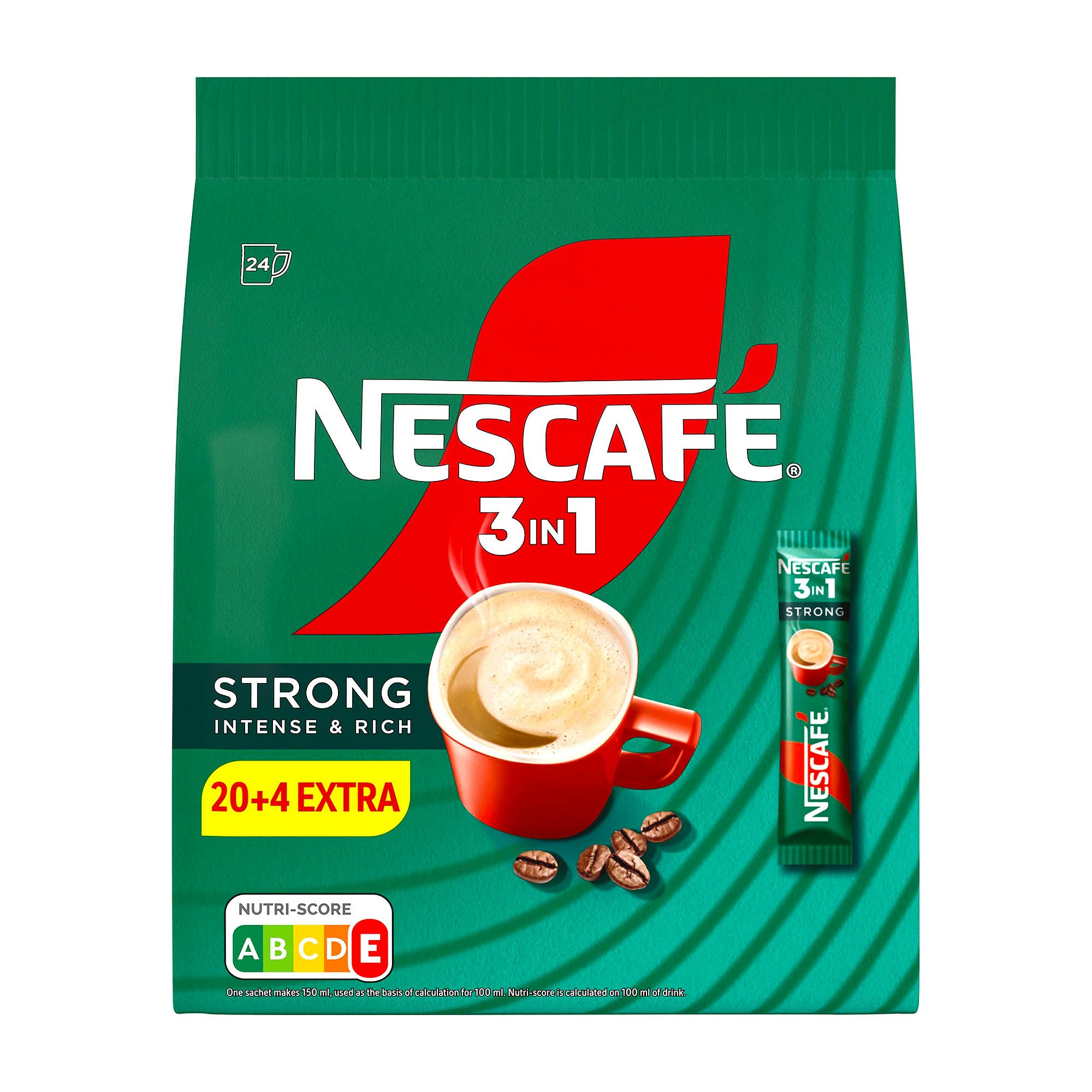 Nescafé 3 en 1 Fort Café instantané