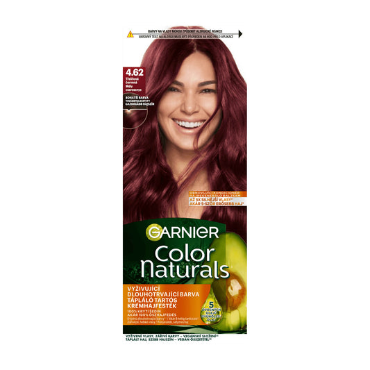 Garnier Color Naturals 4.62 Deep Cherry nourishing permanent hair color