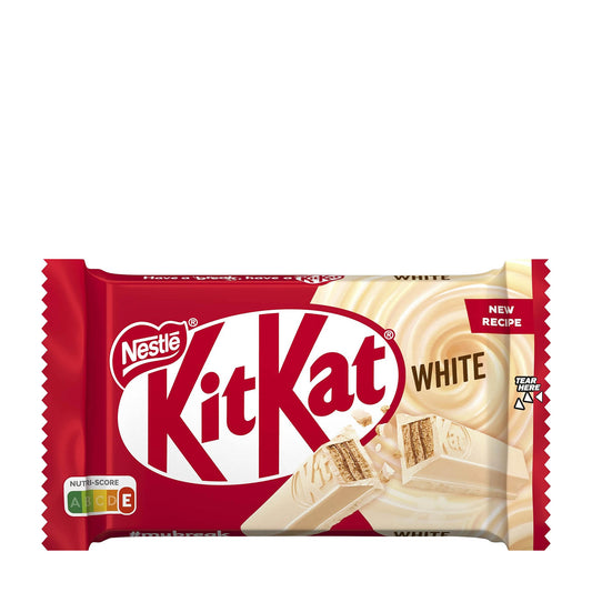 KitKat 4 Fingers White Chocolate Wafer Bar, 41.5 g