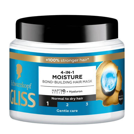 Schwarzkopf Gliss 4in1 Moisture Haarmaske, 400 ml