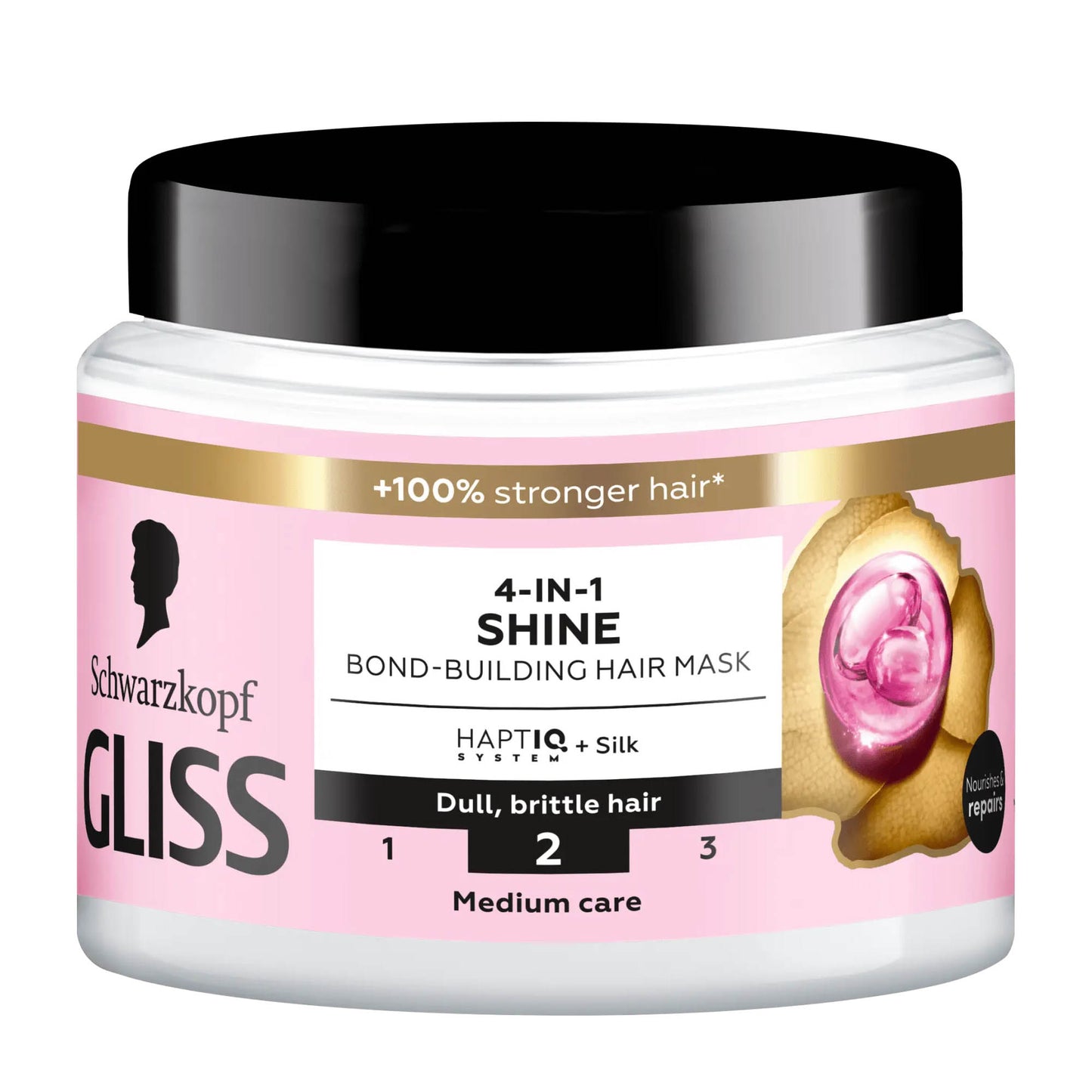 Schwarzkopf Gliss 4in1 Shine hair mask, 400 mL