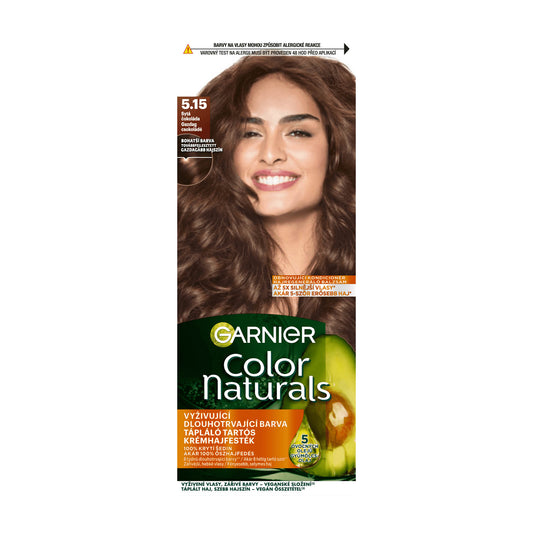 Garnier Color Naturals 5.15 Rich Chocolate nourishing permanent hair color