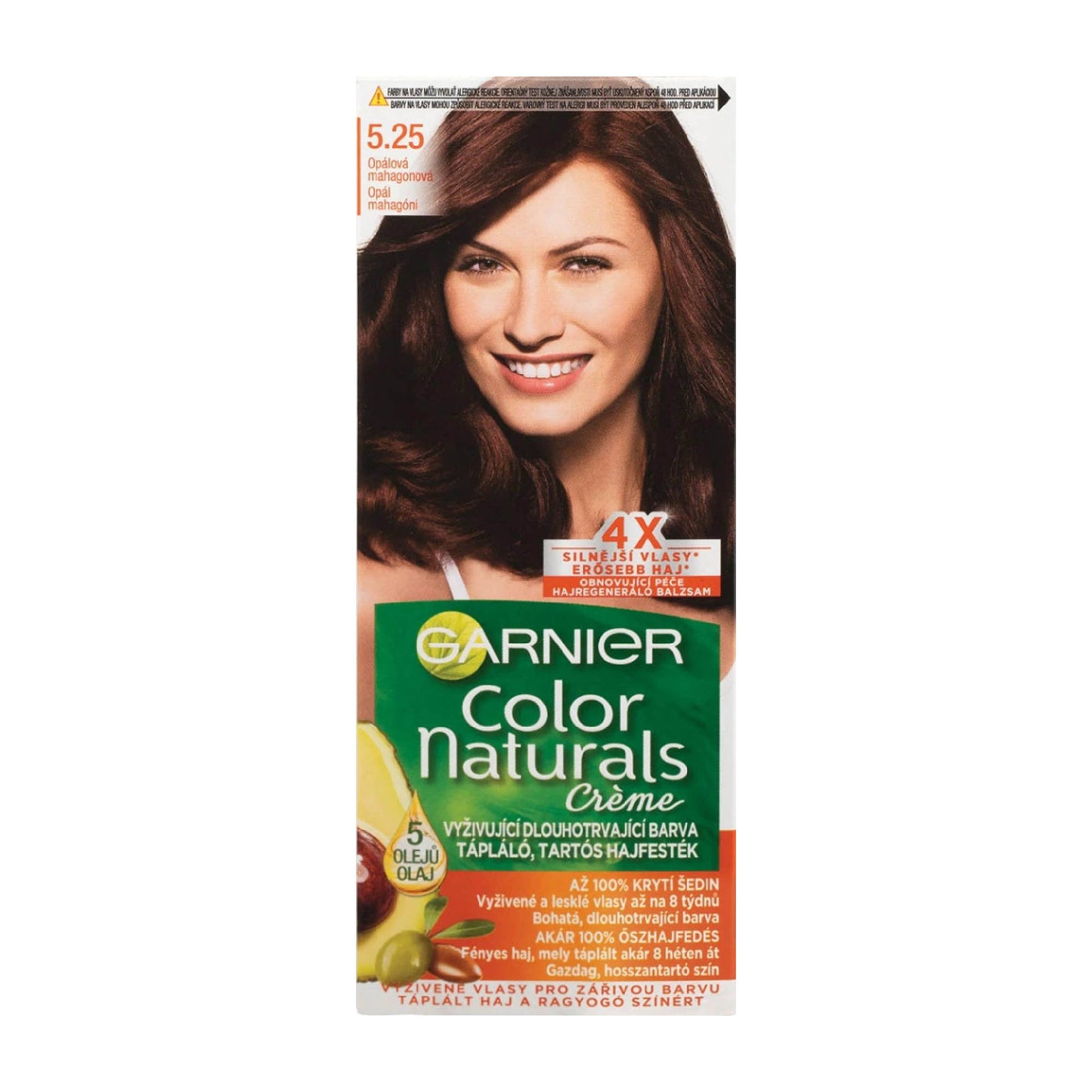 Garnier Color Naturals 5.25 Opal Mahogany nourishing permanent hair color