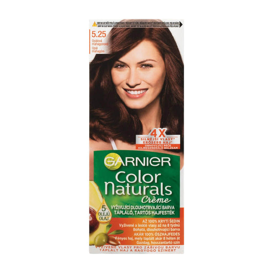 Garnier Color Naturals 5.25 Opal Mahogany nourishing permanent hair color