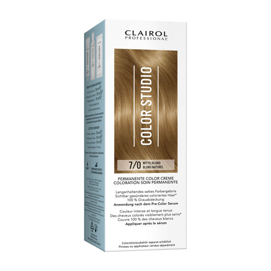 Clairol Professional Color Studio 7/0 Mittelblond Haarfarbe