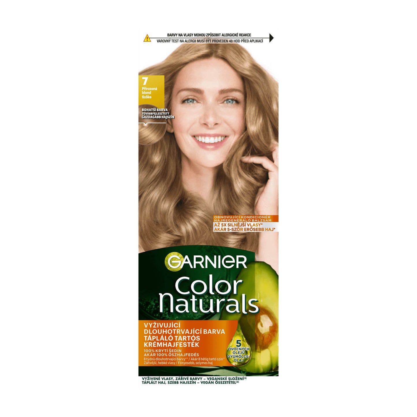 Garnier Color Naturals 7 Blonde nourishing permanent hair color