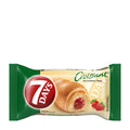 7 Days croissant with strawberry filling packaging on a white background