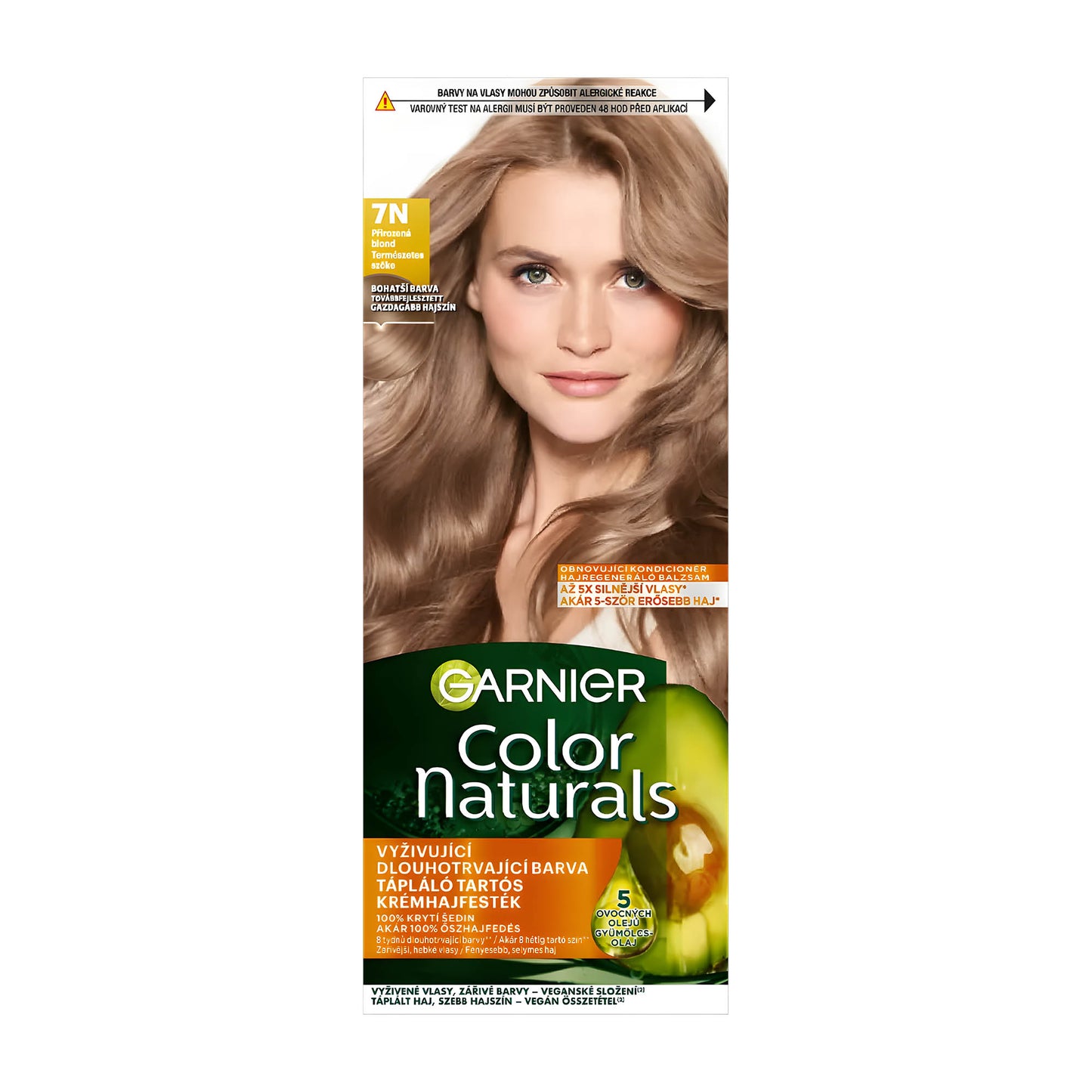 Garnier Color Naturals 7N Natural Blonde nourishing permanent hair color