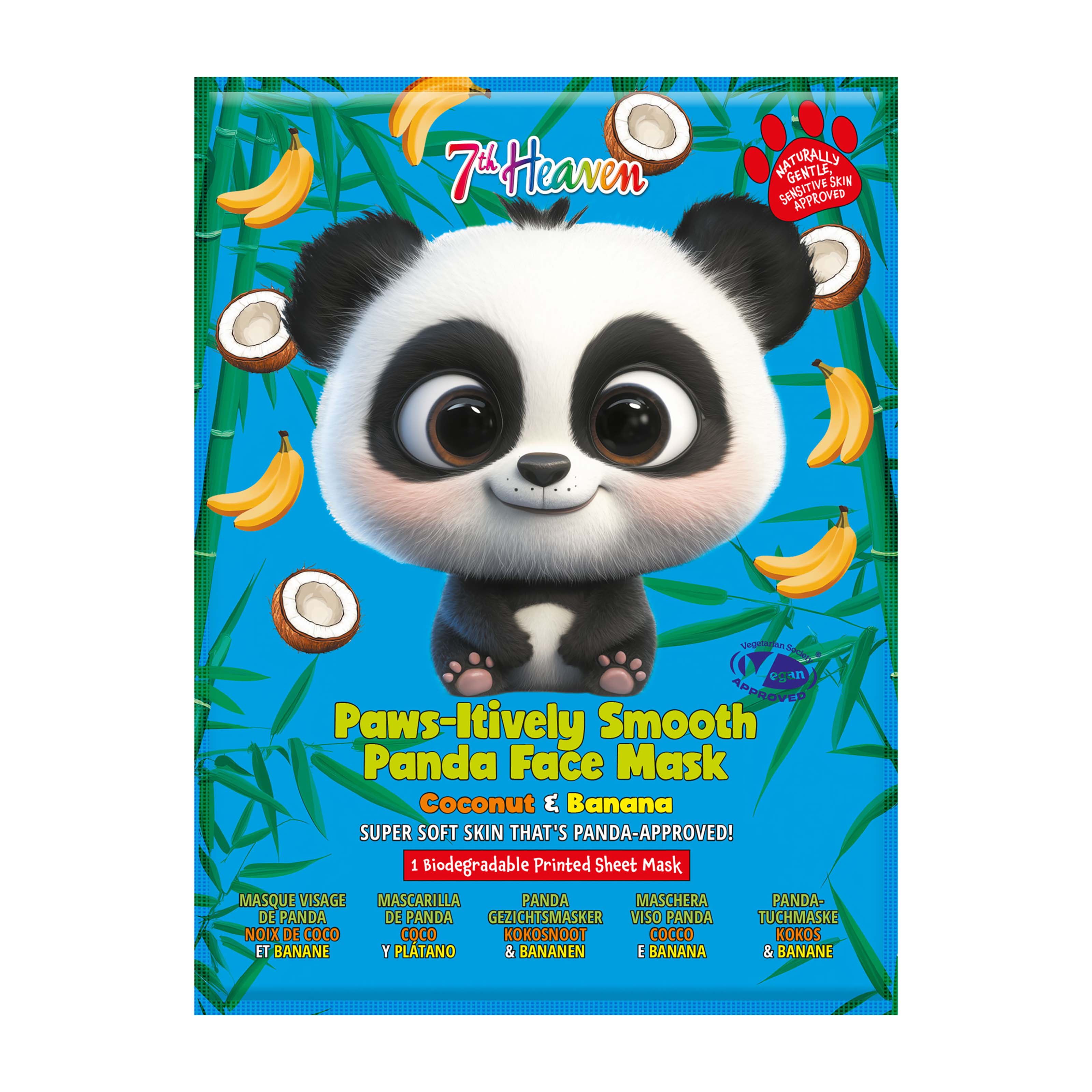 7th Heaven Masque en tissu PANDA, 1 unité