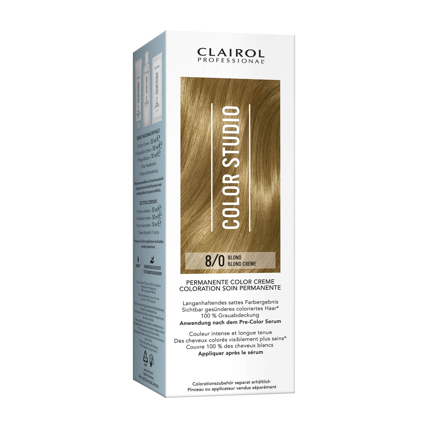 Clairol Professional Color Studio 8/0 Blond Haarfarbe