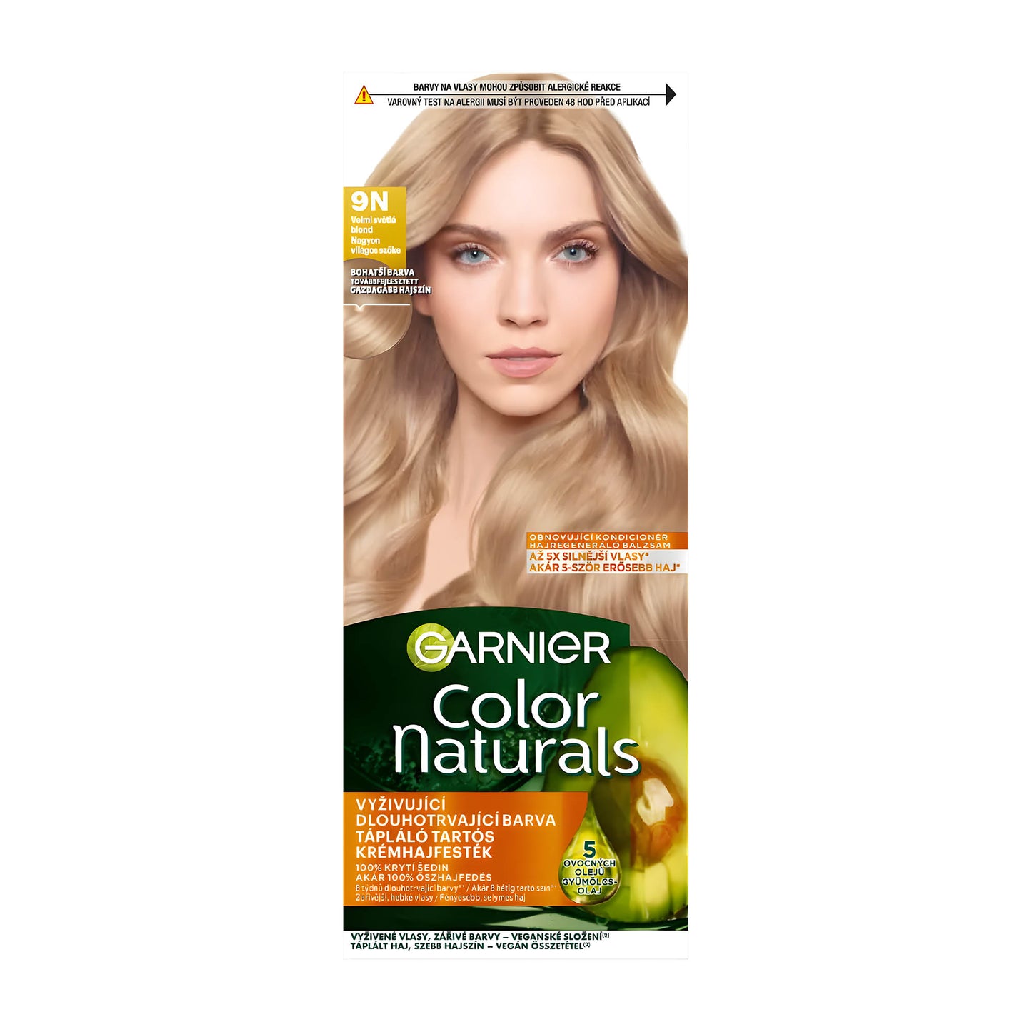 Garnier Color Naturals 9N Natural Very Light Blonde nourishing permanent hair color