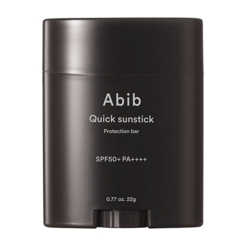 Abib Quick Sunstick Protection Bar SPF50+ PA++++ stick on a white background