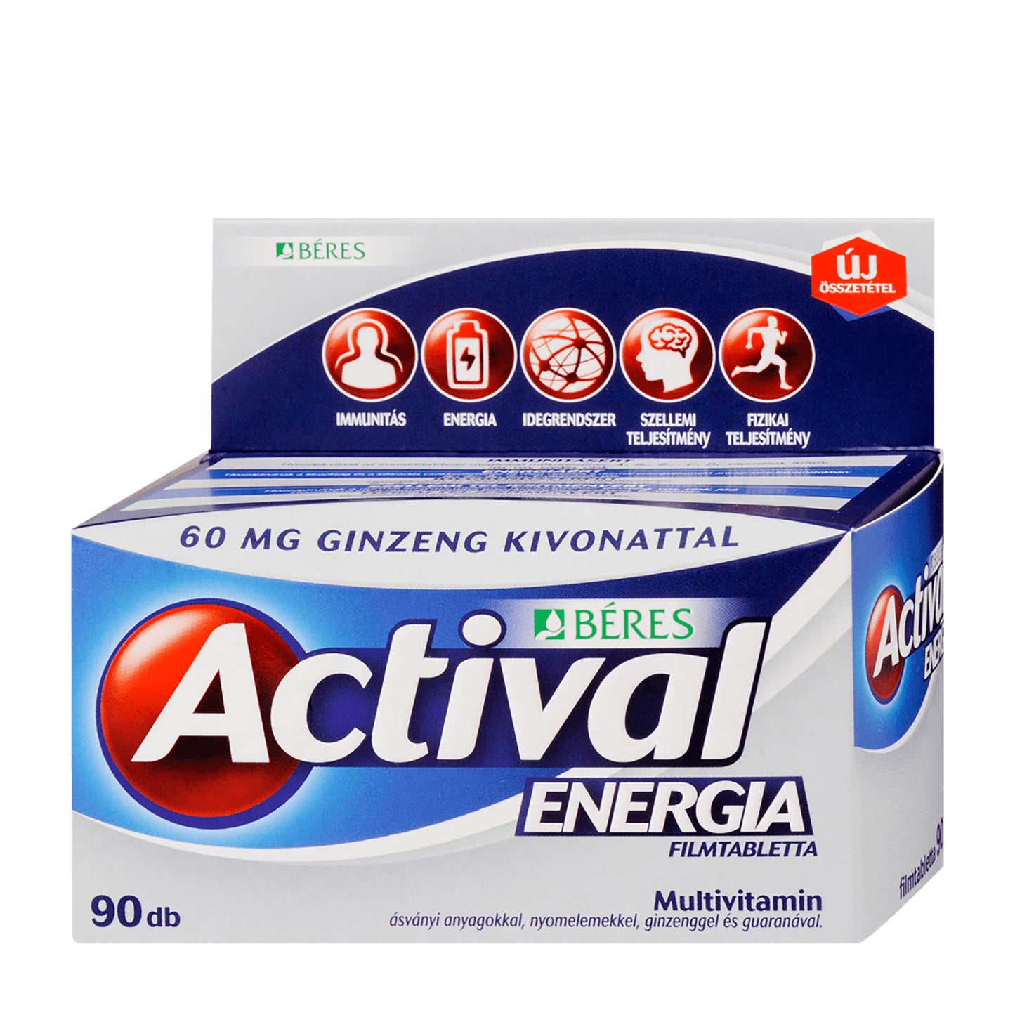 Beres Actival Energy daily multivitamin film-coated tablets, 90 Count