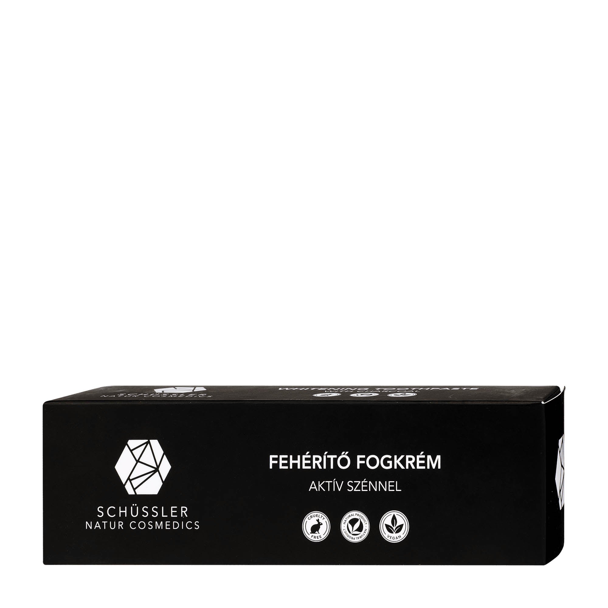 Schüssler Activated Charcoal whitening fluoride-free toothpaste, 75 mL