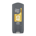 Dove Men+Care Active Comfort body wash bottle with FIFA logo on a white background