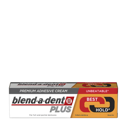 blend-a-dent Best Hold premium denture adhesive cream, 40 g