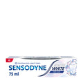 Sensodyne Advanced White Deep Clean toothpaste packaging on a white background
