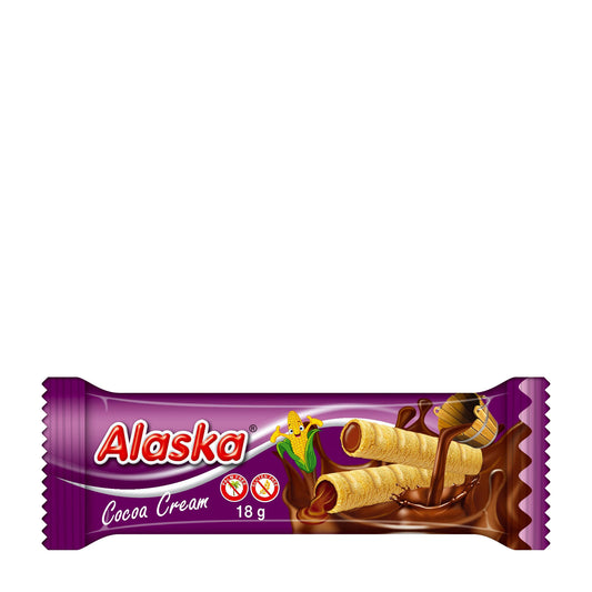 Alaska Cocoa Cream corn tubes, 18 g