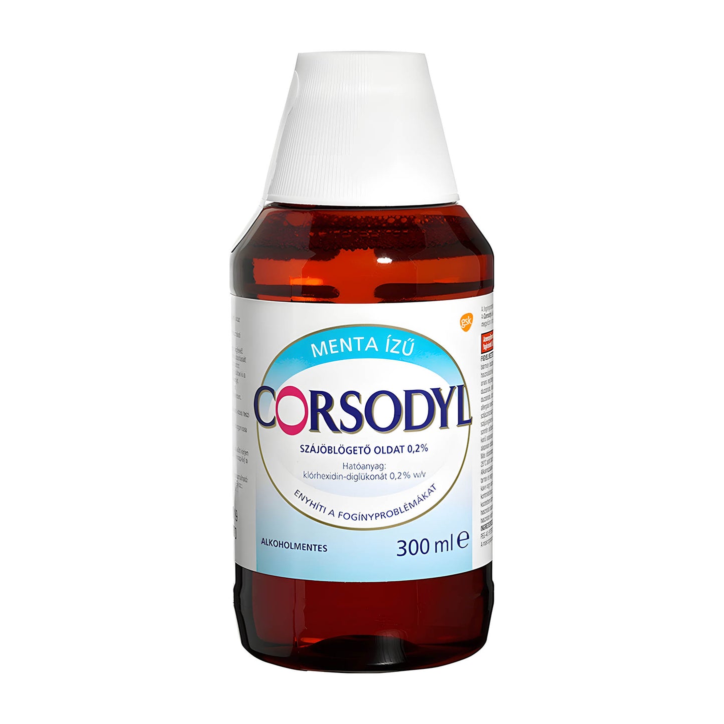 Corsodyl Mint Mundwasser ohne Alkohol, 300 ml