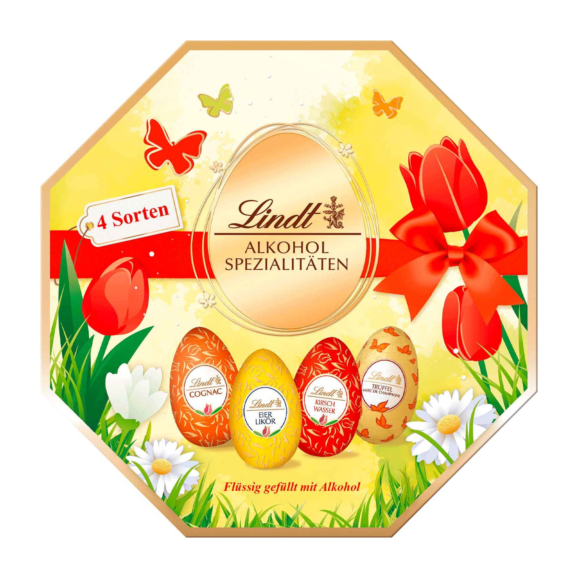 Lindt Alcohol Specialty Eggs Pralines, 216 g