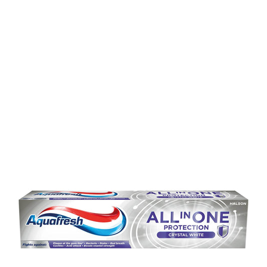 Aquafresh All in one Protection crystal white toothpaste, 75 mL