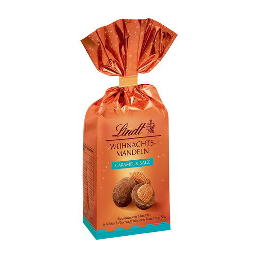 Lindt Weihnachts-Mandeln Caramel & Salz, 100 g