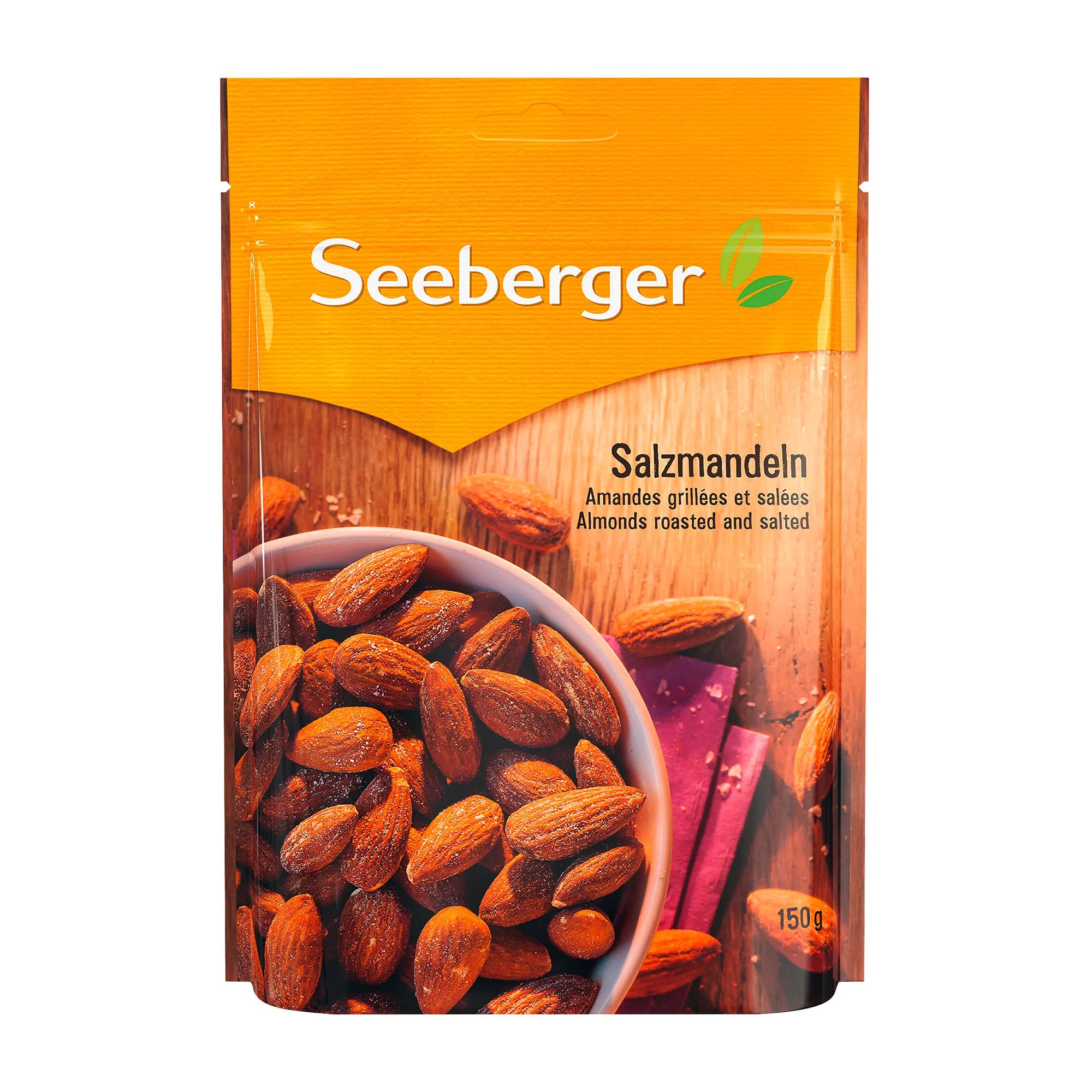 Seeberger Amandes grillées et salées, 150 g