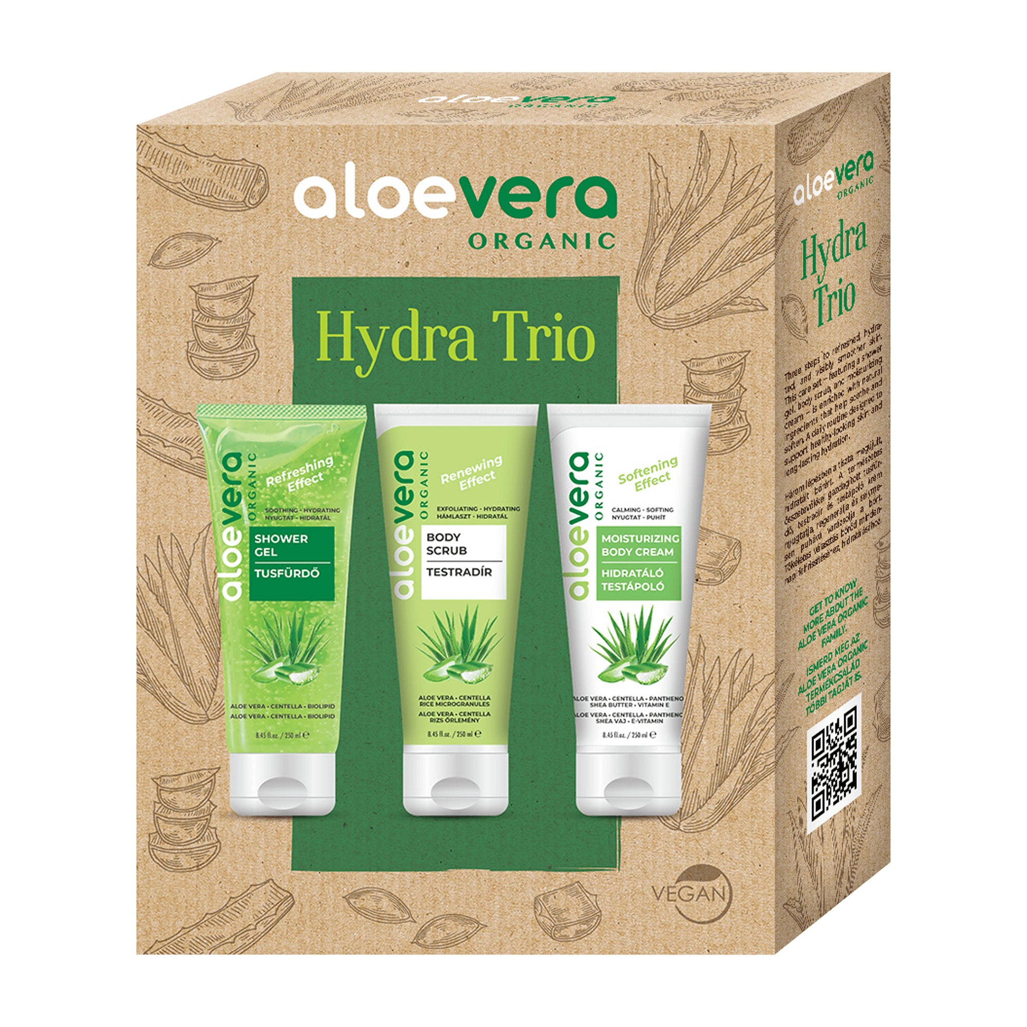 Aloe Vera Organic Coffret cadeau Hydra Trio, 1 unité