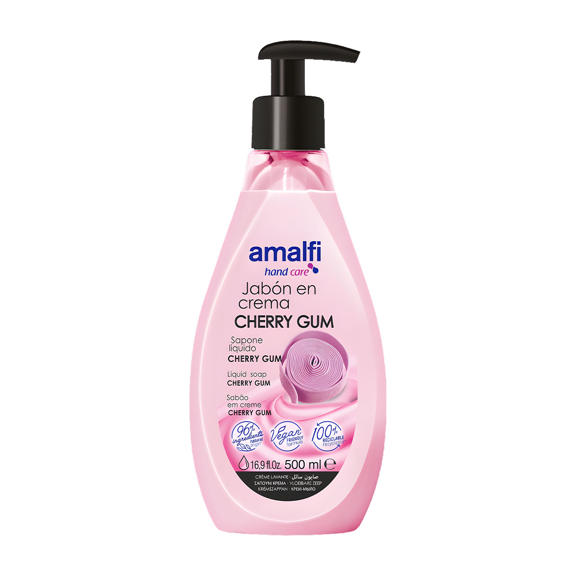 Amalfi Savon liquide Cherry Gum, 500 ml