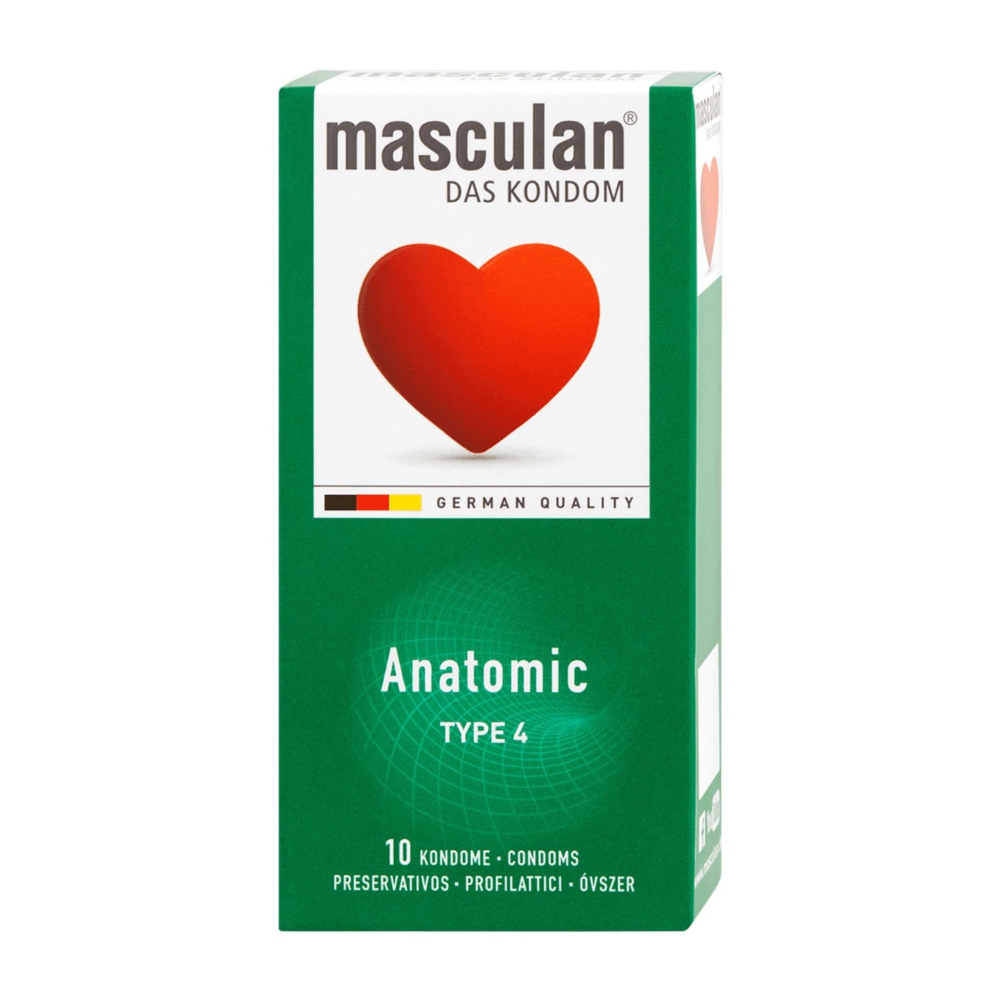 masculan Anatomische Kondome, 10 Stück