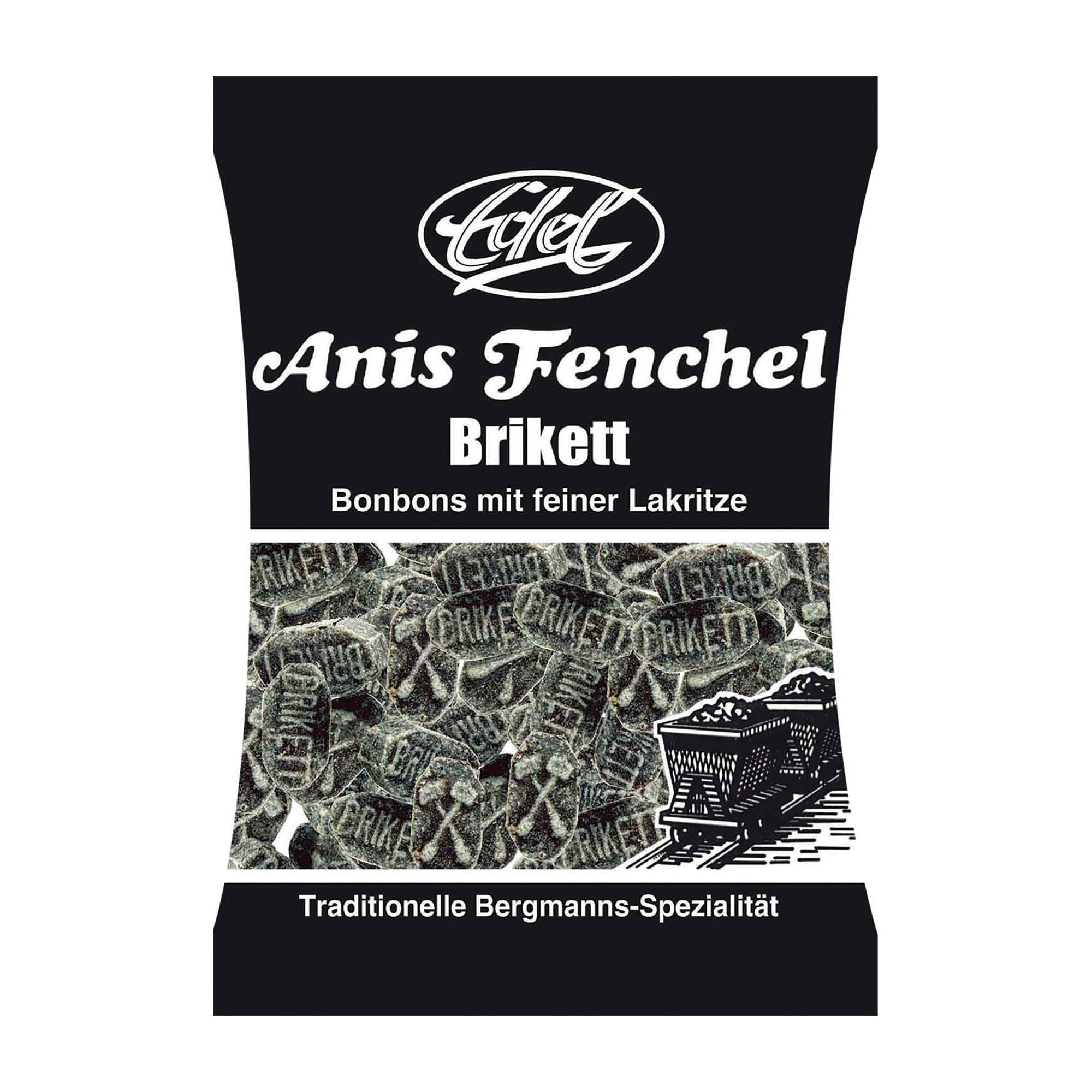 Edel Briquettes bonbons durs Anis Fenouil, 120 g