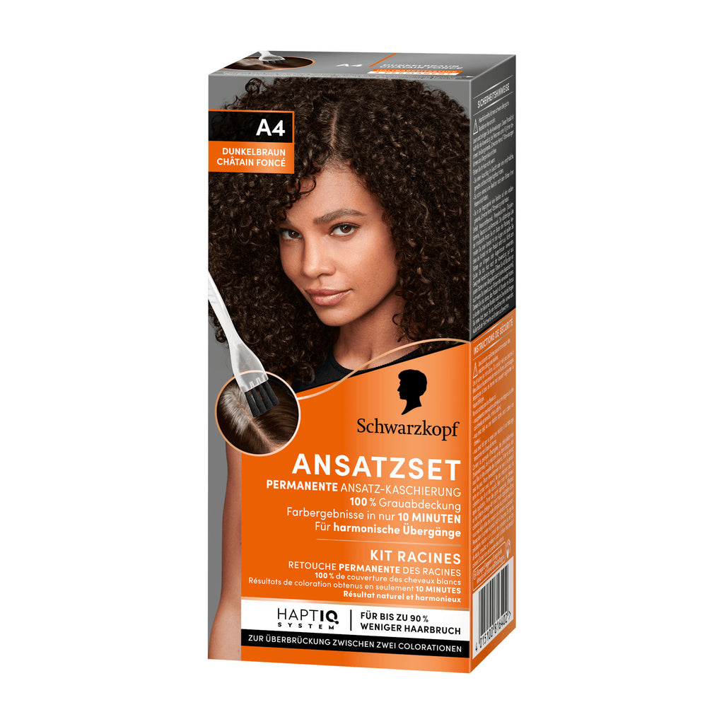Schwarzkopf Retouche permanente des racines A4 Châtain Foncé