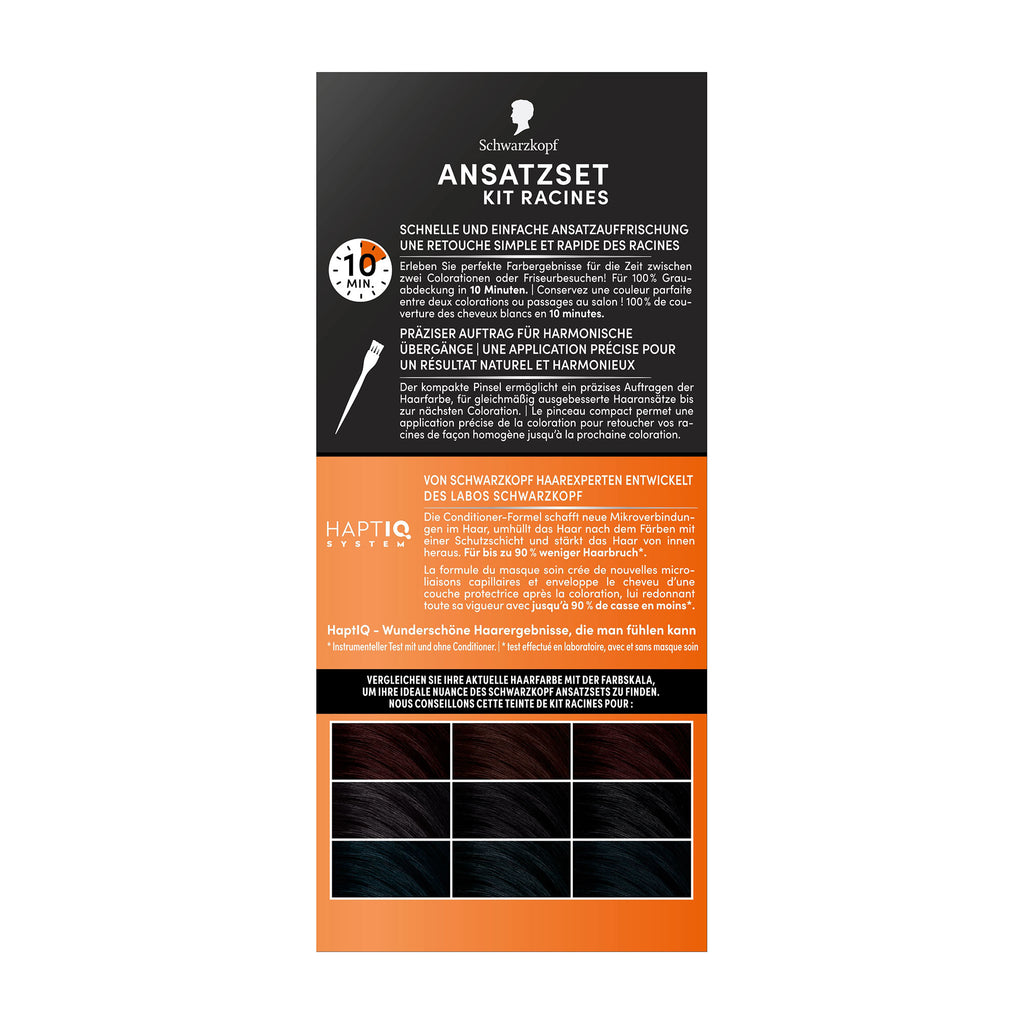 Schwarzkopf Ansatzset A5 Schwarz, 1 St