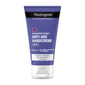 Neutrogena Anti-Age Hand Cream in a purple tube with SPF 20, 75 mL size.