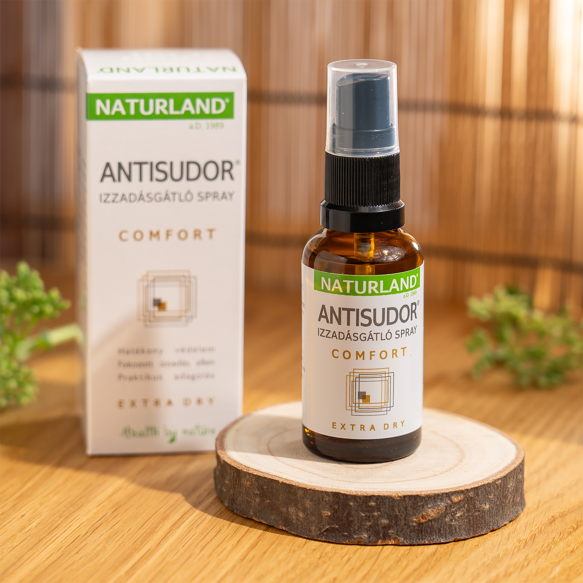 Naturland Antisudor Comfort anti-perspirant pump spray, 30 mL